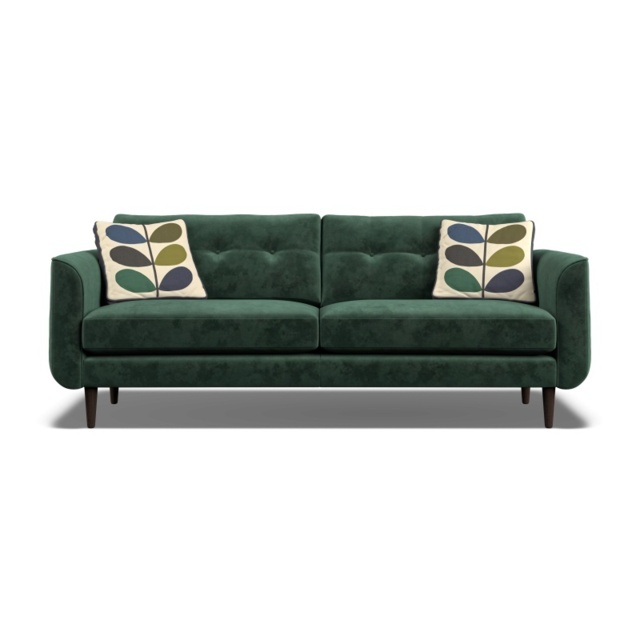 Orla Kiely Linden 4 Seater Sofa - House Plain Fabric - image 1