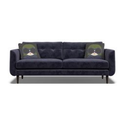 Orla Kiely Linden 4 Seater Sofa - House Plain Fabric - thumbnail 2