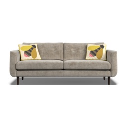 Orla Kiely Linden 4 Seater Sofa - House Plain Fabric - thumbnail 5