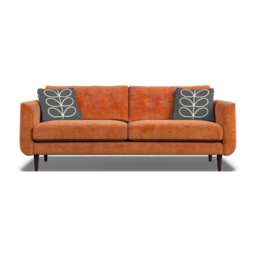 Orla Kiely Linden 4 Seater Sofa - House Plain Fabric - thumbnail 6