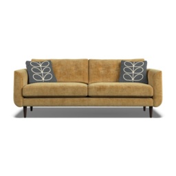 Orla Kiely Linden 4 Seater Sofa - House Plain Fabric - thumbnail 4