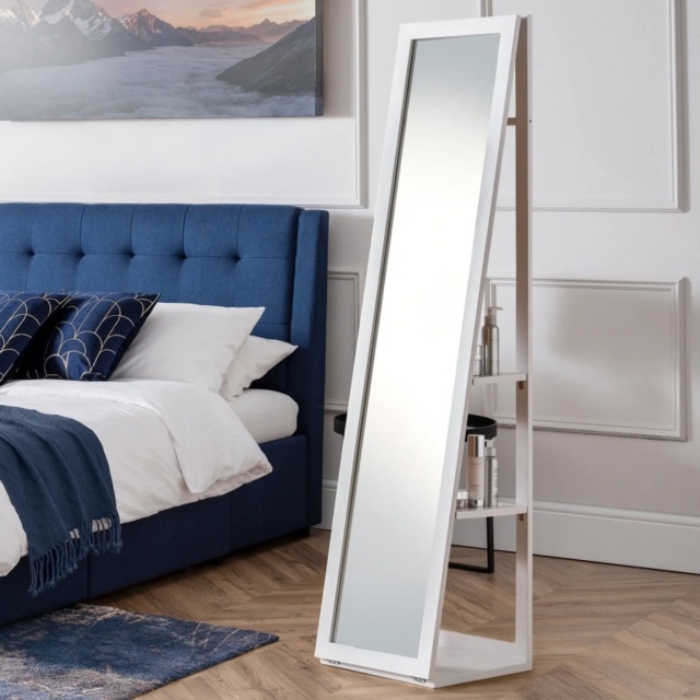 Julian Bowen Fresco Storage Mirror - White - image 1