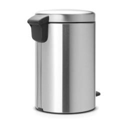 Brabantia Pedal Bin 12L - Matt Steel - thumbnail 3