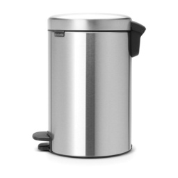 Brabantia Pedal Bin 12L - Matt Steel - thumbnail 2