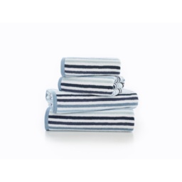 Deyongs Bliss Linear Stripe Towel - Blue - Hand Towel - thumbnail 3
