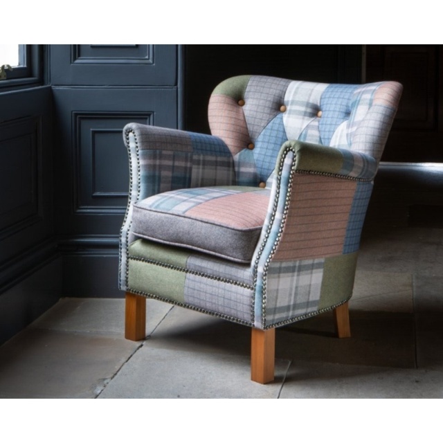 Jester Cool Hues Patchwork Tub Chair - image 1