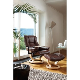 Stressless Mayfair Chair With Classic Base - Small - Batick Leather - With Footstool - thumbnail 2