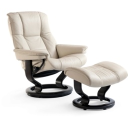 Stressless Mayfair Chair With Classic Base - Small - Batick Leather - With Footstool - thumbnail 6