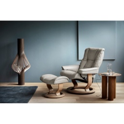 Stressless Mayfair Chair With Classic Base - Small - Batick Leather - With Footstool - thumbnail 5