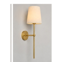 BHS USB-C Rechargeable Shaded Wall Light - Brass - thumbnail 2