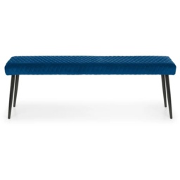 Julian Bowen Luxe Low Bench - Blue - thumbnail 3
