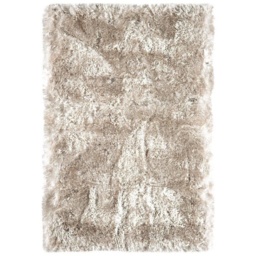 Asiatic Plush Luxury Shaggy Rug - Beige - 140x200cm - thumbnail 1