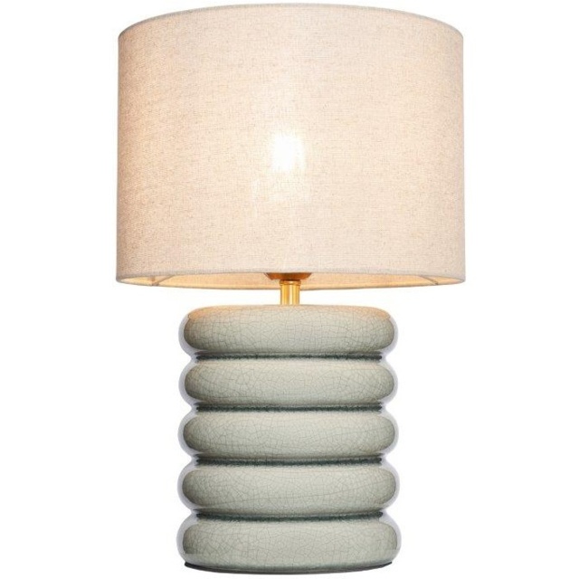BHS Florence Flump Table Lamp - Pale Green - image 1