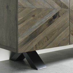 Winnipeg Fumed Oak Wide Sideboard - thumbnail 5