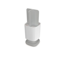 Joseph Joseph Easy-Store Toothbrush Caddy - WHITE/GREY - 9cm x 9cm x 13cm - thumbnail 4