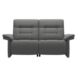 Stressless Mary 2 Seater Power Recliner Sofa With Upholstered Arms - Paloma Leather - thumbnail 2