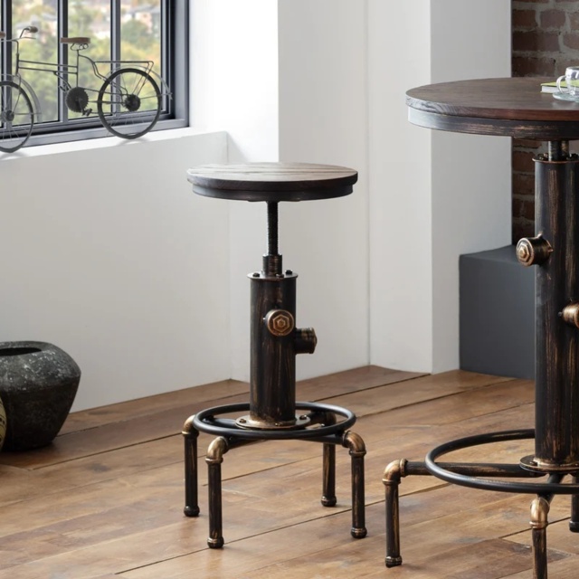 Julian Bowen Rockport Pipework Barstool - image 1