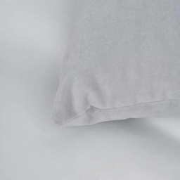 BHS Matte Velvet Cushion 43cm - Silver - thumbnail 2