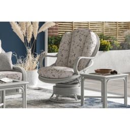 Daro Heathfield Grey Swivel Rocking Chair - Fabric Grade C