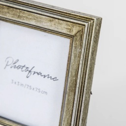 Exbury Set of 2 Mini Photo Frames - Pewter - thumbnail 2
