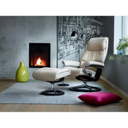 Stressless View Signature Footstool - Fabric - thumbnail 6