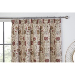 Sundour Aylesbury Lined Pencil Pleat Curtains - Natural - W 90 x D 90 - thumbnail 2