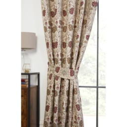 Sundour Aylesbury Lined Pencil Pleat Curtains - Natural - W 90 x D 90 - thumbnail 3