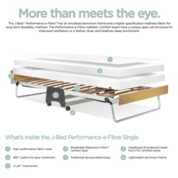 Jay-Be J-Bed Folding Bed With Performance e-Fibre Mattress - Single - thumbnail 3