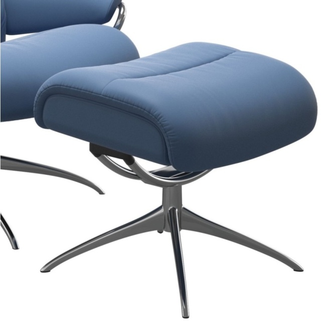 Stressless Tokyo Star Footstool - High Base - Batick Leather - image 1