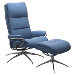 Stressless Tokyo Star Footstool - High Base - Batick Leather - thumbnail 2