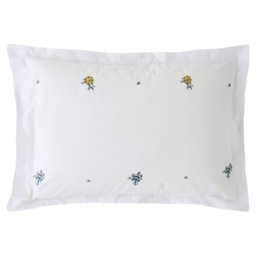 Historic Royal Palaces Royal Embroidery Oxford Pillowcase Pair - White - thumbnail 2