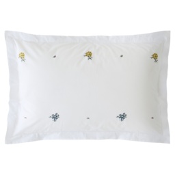 Historic Royal Palaces Royal Embroidery Oxford Pillowcase Pair - White