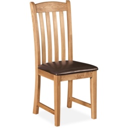 Ascot Dining Chair With Vegan Leather Seat Pair - thumbnail 2