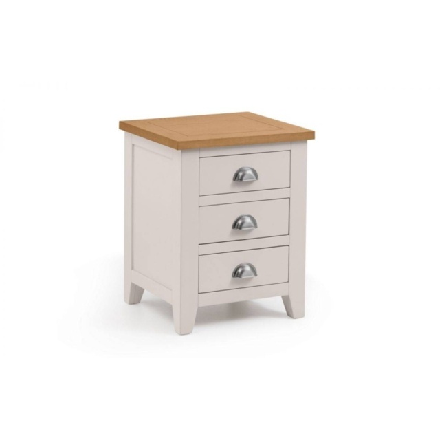 Julian Bowen Richmond 3 Drawer Bedside Table - image 1
