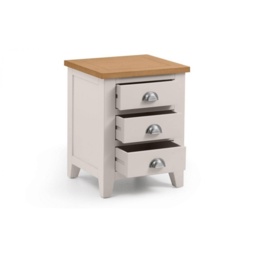 Julian Bowen Richmond 3 Drawer Bedside Table - thumbnail 2