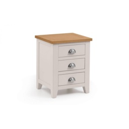 Julian Bowen Richmond 3 Drawer Bedside Table - thumbnail 1
