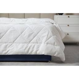 Belledorm Microfibre 1.5 Tog Summer Duvet - White - Double - thumbnail 2