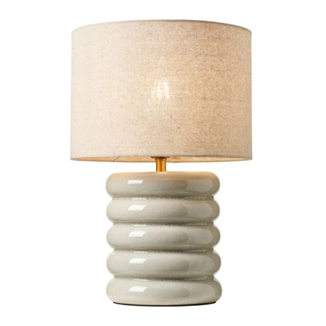 BHS Florence Flump Table Lamp - Ivory - image 1