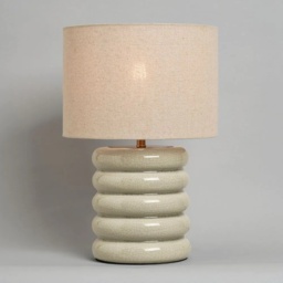 BHS Florence Flump Table Lamp - Ivory - thumbnail 2