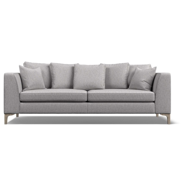 Maddie Extra Large Pillow Back Fabric Sofa - Fabric Grade D - image 1