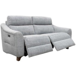 G Plan Monza 3 Seater Recliner Sofa - Leather Grade H - Double Manual - thumbnail 2