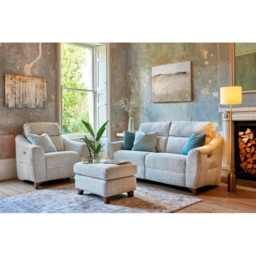 G Plan Monza 3 Seater Recliner Sofa - Leather Grade H - Double Manual - thumbnail 4