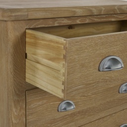 Julian Bowen Memphis 3 Drawer Chest - Limed Oak - thumbnail 2