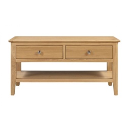 Julian Bowen Cotswold Rectangular Coffee Table With 2 Drawers - thumbnail 2