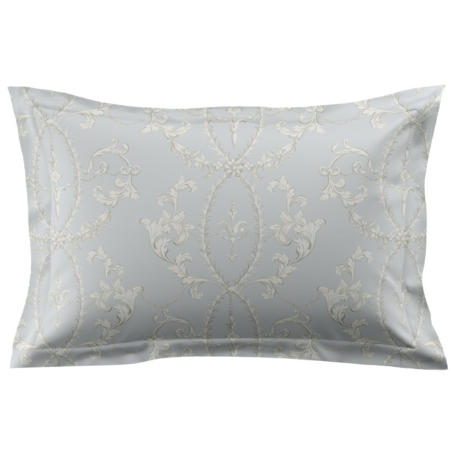Historic Royal Palaces Tijou Oxford Pillowcase Pair - Porcelain Blue - image 1