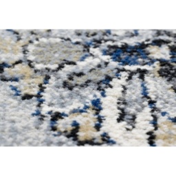 Mastercraft 057-0559/9686 Da Vinci Round Rug - Blue - 200cm Circle - thumbnail 3