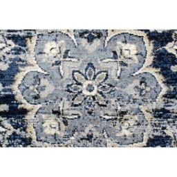 Mastercraft 057-0559/9686 Da Vinci Round Rug - Blue - 200cm Circle - thumbnail 2