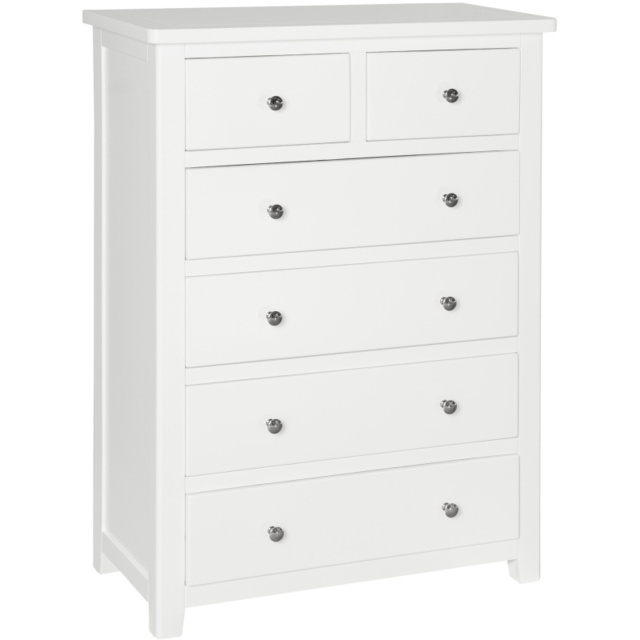 Cannes 24 Chest of Drawers - Painted White