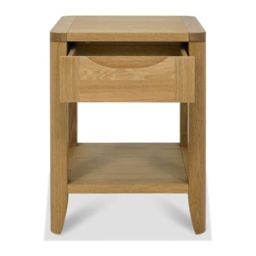 Jasper Oak Square Lamp Table - thumbnail 4