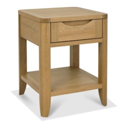 Jasper Oak Square Lamp Table - thumbnail 2